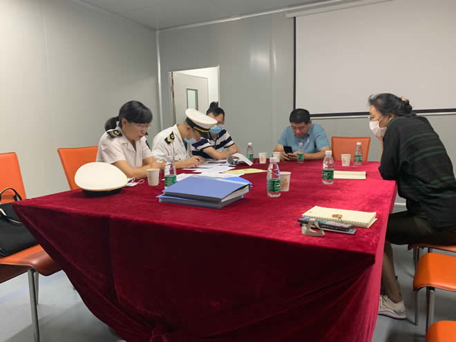 常州科莱医学检验所接受市卫生监督所生物安全检查